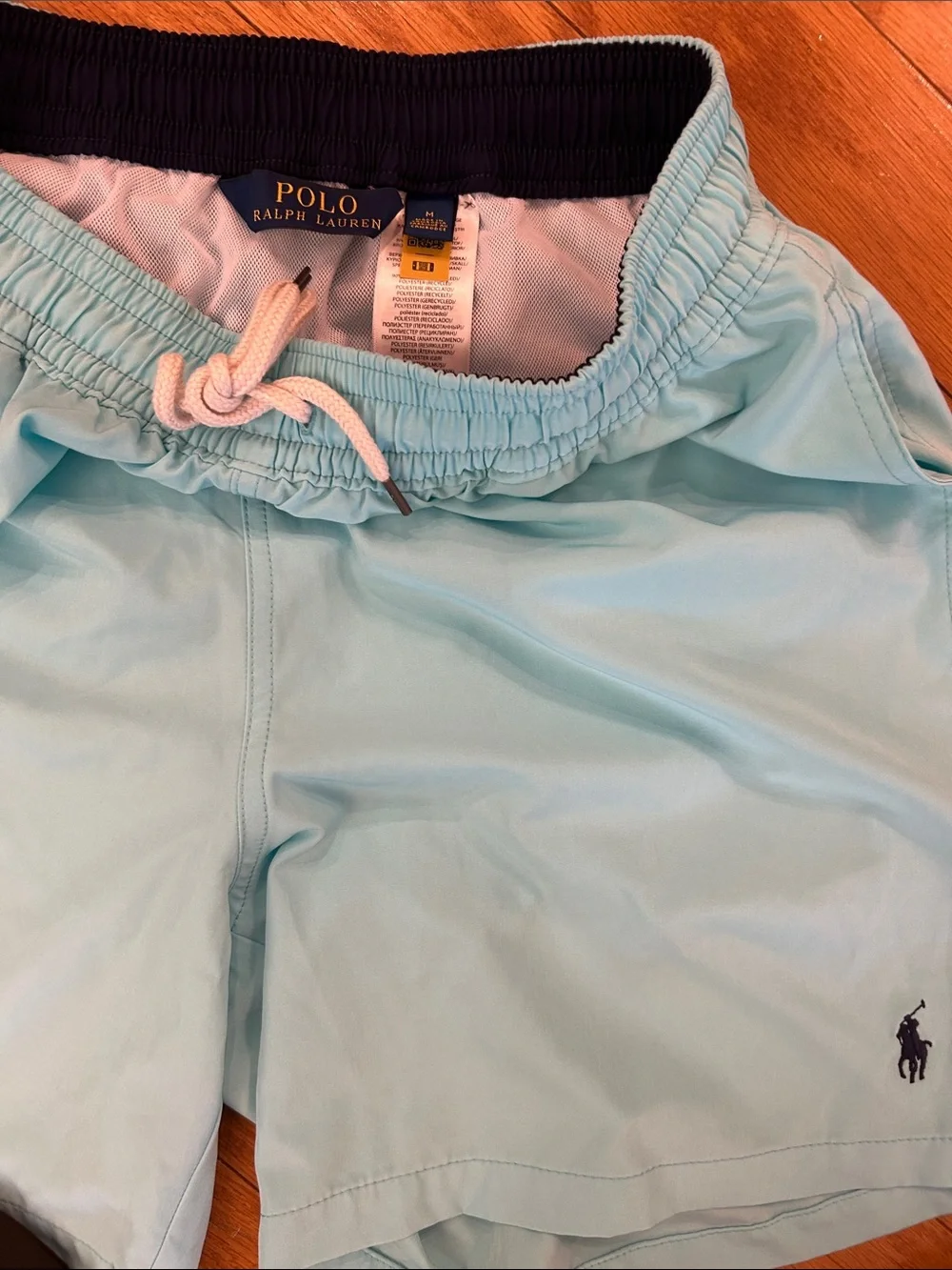 Polo by Ralph Lauren Light Aqua Swim Trunks